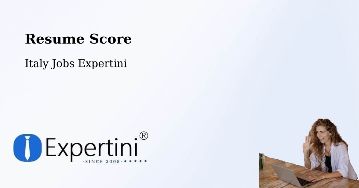 Resume Score & Job Description Match Tool – Seravezza - Italy Jobs Expertini